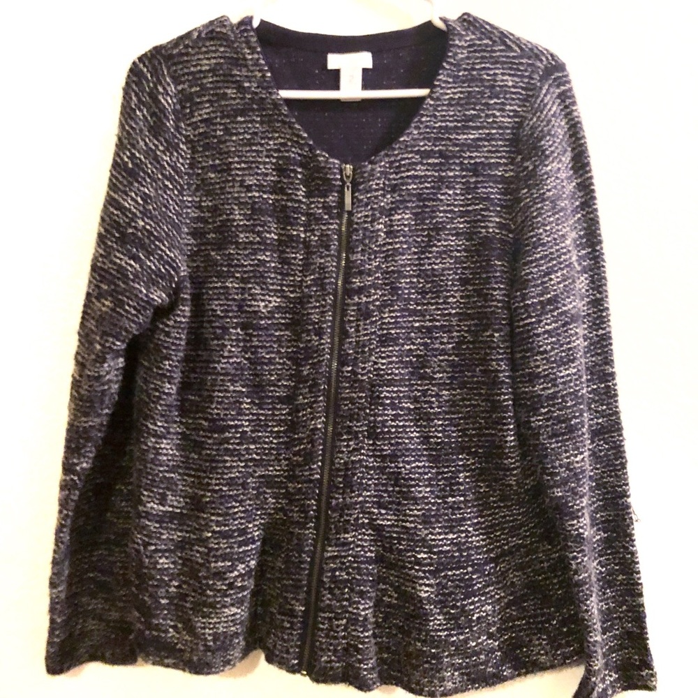 Chico’s zip up sweater